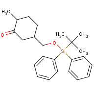 1621912-12-6 5-[[tert-butyl(diphenyl)silyl]oxymethyl]-2-methylcyclohexan-1-one chemical structure