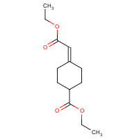 81144-09-4 ethyl 4-(2-ethoxy-2-oxoethylidene)cyclohexane-1-carboxylate chemical structure