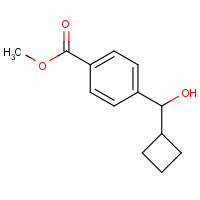 1393125-51-3 methyl 4-[cyclobutyl(hydroxy)methyl]benzoate chemical structure