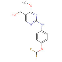 1428558-33-1 [2-[4-(difluoromethoxy)anilino]-4-methoxypyrimidin-5-yl]methanol chemical structure