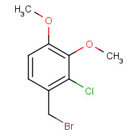 848696-72-0 1-(bromomethyl)-2-chloro-3,4-dimethoxybenzene chemical structure