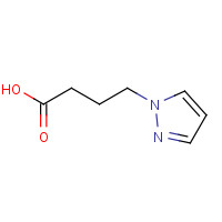 110525-56-9 4-pyrazol-1-ylbutanoic acid chemical structure