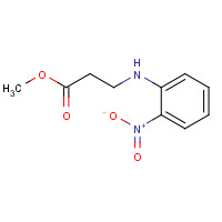 38584-59-7 methyl 3-(2-nitroanilino)propanoate chemical structure