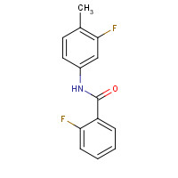 823835-48-9 2-fluoro-N-(3-fluoro-4-methylphenyl)benzamide chemical structure