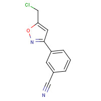301853-70-3 3-[5-(chloromethyl)-1,2-oxazol-3-yl]benzonitrile chemical structure
