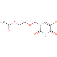77474-49-8 2-[(5-fluoro-2,4-dioxopyrimidin-1-yl)methoxy]ethyl acetate chemical structure
