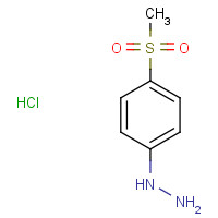 17852-67-4 (4-methylsulfonylphenyl)hydrazine;hydrochloride chemical structure