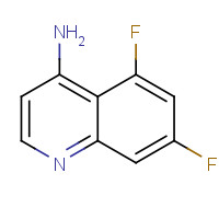 1065092-27-4 5,7-difluoroquinolin-4-amine chemical structure