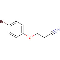 118449-57-3 3-(4-bromophenoxy)propanenitrile chemical structure