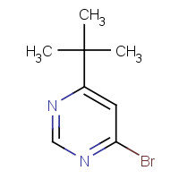 19136-36-8 4-bromo-6-tert-butylpyrimidine chemical structure
