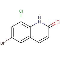 1341717-31-4 6-bromo-8-chloro-1H-quinolin-2-one chemical structure