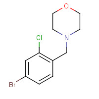 494773-04-5 4-[(4-bromo-2-chlorophenyl)methyl]morpholine chemical structure