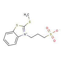 63149-05-3 3-(2-methylsulfanyl-1,3-benzothiazol-3-ium-3-yl)propane-1-sulfonate chemical structure