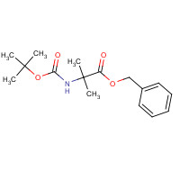 84758-57-6 benzyl 2-methyl-2-[(2-methylpropan-2-yl)oxycarbonylamino]propanoate chemical structure