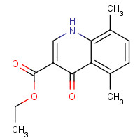 303009-95-2 ethyl 5,8-dimethyl-4-oxo-1H-quinoline-3-carboxylate chemical structure