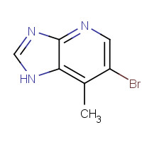 91996-63-3 6-bromo-7-methyl-1H-imidazo[4,5-b]pyridine chemical structure