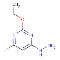 166524-66-9 (2-ethoxy-6-fluoropyrimidin-4-yl)hydrazine chemical structure