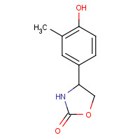 1147391-49-8 4-(4-hydroxy-3-methylphenyl)-1,3-oxazolidin-2-one chemical structure
