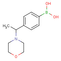 1226814-83-0 [4-(1-morpholin-4-ylethyl)phenyl]boronic acid chemical structure