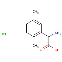 1135916-78-7 2-amino-2-(2,5-dimethylphenyl)acetic acid;hydrochloride chemical structure