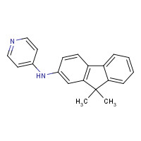 1357285-85-8 N-(9,9-dimethylfluoren-2-yl)pyridin-4-amine chemical structure