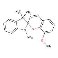 13433-31-3 8-methoxy-1',3',3'-trimethylspiro[chromene-2,2'-indole] chemical structure
