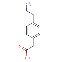 99075-24-8 2-[4-(2-aminoethyl)phenyl]acetic acid chemical structure