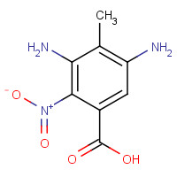 54002-36-7 3,5-diamino-4-methyl-2-nitrobenzoic acid chemical structure
