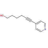 1208369-19-0 6-pyridin-4-ylhex-5-yn-1-ol chemical structure