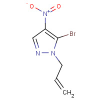 1429309-53-4 5-bromo-4-nitro-1-prop-2-enylpyrazole chemical structure