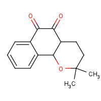 132820-30-5 2,2-dimethyl-3,4,4a,10b-tetrahydrobenzo[h]chromene-5,6-dione chemical structure