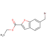 77095-39-7 ethyl 6-(bromomethyl)-1-benzofuran-2-carboxylate chemical structure