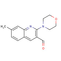 400067-02-9 7-methyl-2-morpholin-4-ylquinoline-3-carbaldehyde chemical structure