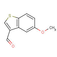 123392-42-7 5-methoxy-1-benzothiophene-3-carbaldehyde chemical structure