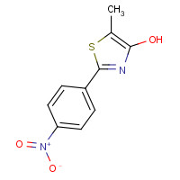 131786-56-6 5-methyl-2-(4-nitrophenyl)-1,3-thiazol-4-ol chemical structure