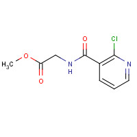 245083-04-9 methyl 2-[(2-chloropyridine-3-carbonyl)amino]acetate chemical structure