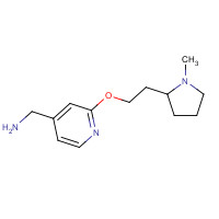1283961-02-3 [2-[2-(1-methylpyrrolidin-2-yl)ethoxy]pyridin-4-yl]methanamine chemical structure