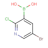 1072944-19-4 (5-bromo-2-chloropyridin-3-yl)boronic acid chemical structure