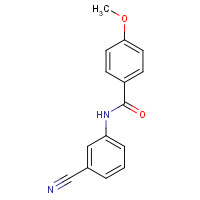 316150-86-4 N-(3-cyanophenyl)-4-methoxybenzamide chemical structure