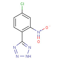 92567-02-7 5-(4-chloro-2-nitrophenyl)-2H-tetrazole chemical structure