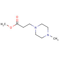 33544-40-0 methyl 3-(4-methylpiperazin-1-yl)propanoate chemical structure
