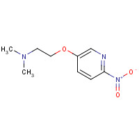 1346675-75-9 N,N-dimethyl-2-(6-nitropyridin-3-yl)oxyethanamine chemical structure