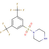 97630-05-2 1-[3,5-bis(trifluoromethyl)phenyl]sulfonylpiperazine chemical structure