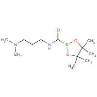 1201792-67-7 N-[3-(dimethylamino)propyl]-4,4,5,5-tetramethyl-1,3,2-dioxaborolane-2-carboxamide chemical structure