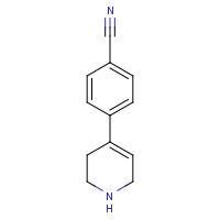 460365-22-4 4-(1,2,3,6-tetrahydropyridin-4-yl)benzonitrile chemical structure