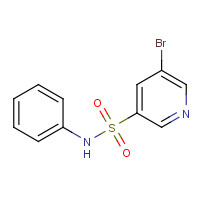 1086065-02-2 5-bromo-N-phenylpyridine-3-sulfonamide chemical structure