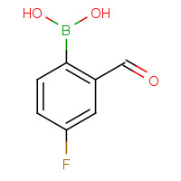 825644-26-6 (4-fluoro-2-formylphenyl)boronic acid chemical structure