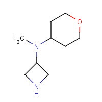1344070-12-7 N-methyl-N-(oxan-4-yl)azetidin-3-amine chemical structure