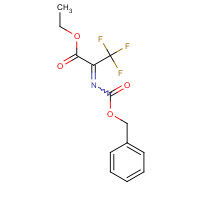 126535-92-0 ethyl 3,3,3-trifluoro-2-phenylmethoxycarbonyliminopropanoate chemical structure