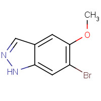 1206800-17-0 6-bromo-5-methoxy-1H-indazole chemical structure